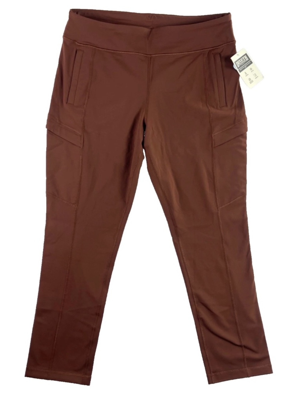 Duluth Trading NoGA Classic Slim Leg Pants Women Size L-29 Brown